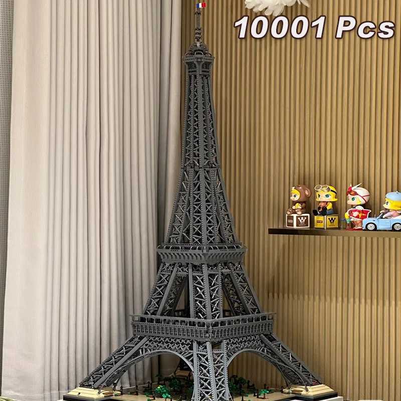 1.5M Eiffel Tower compatible 10307 10001pcs PARIS Architecture Model Building Block Brick Kit Adult Children Toy Gift Set Z250528