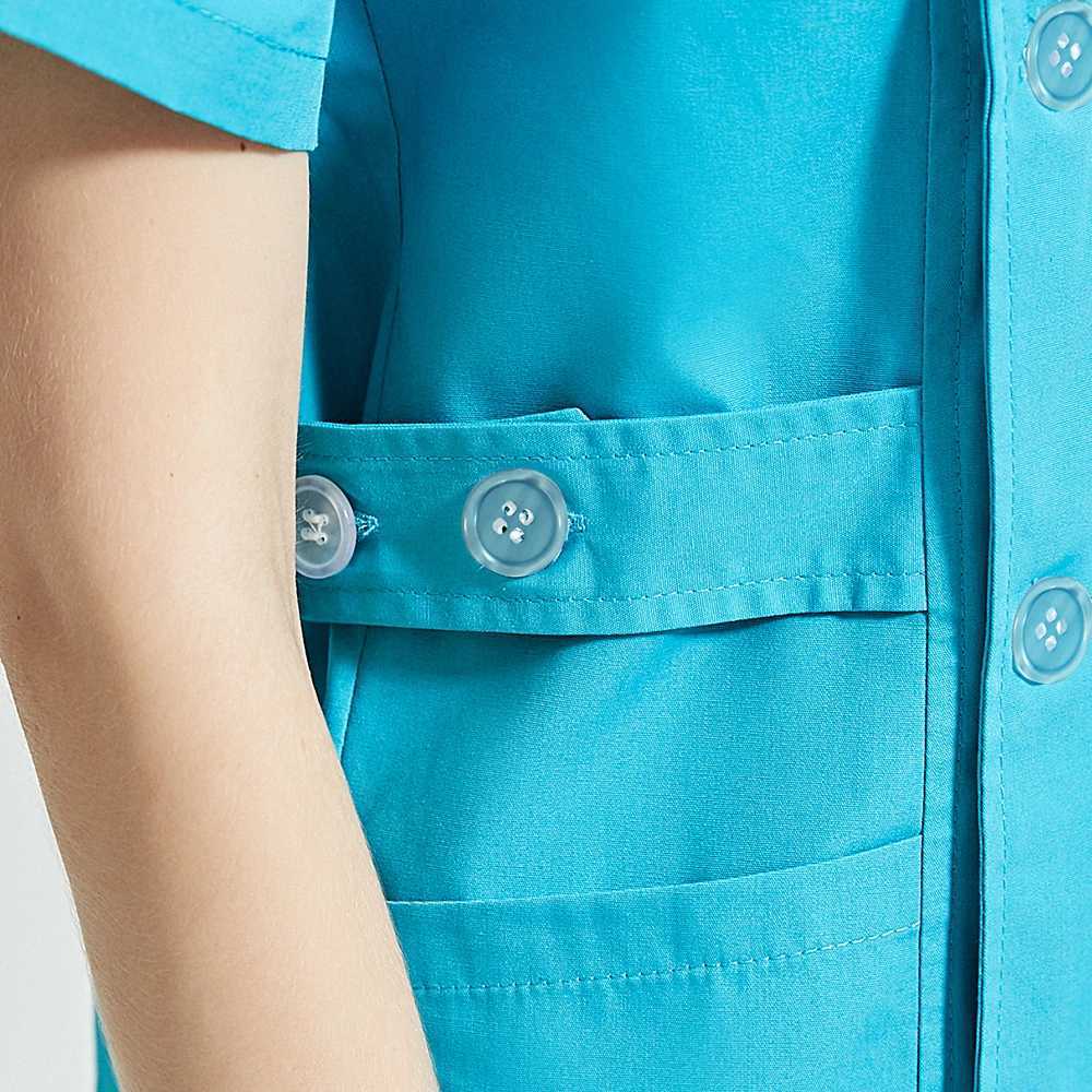 Nurse Scrubs Tops Women Workwear Beauty Sn Work Clothes Spa Uniform Scrub Shirt Surgical Tops Clinic Uniform Dentist Overalls X250528