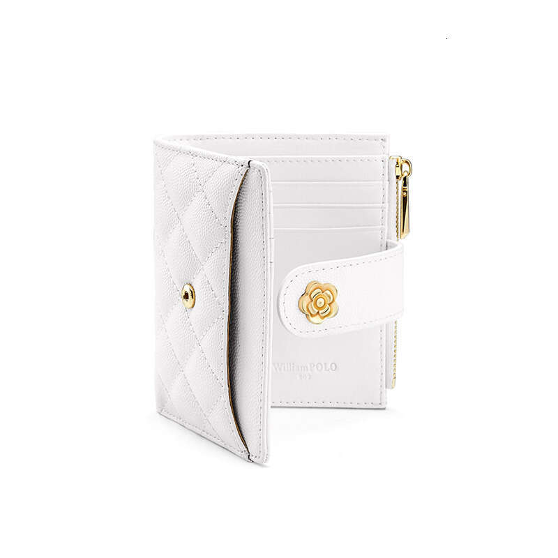 Genuine Leather for Women New Multi-Card Slot Holder Coin Purse High-End Exquisite Mini Card Clip Wallet