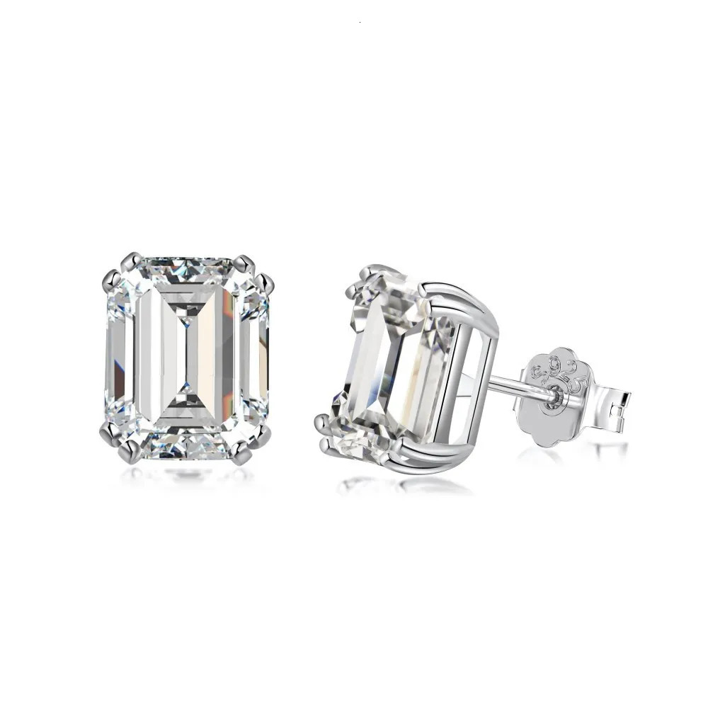 French Style S925 Sterling Silver Earrings Women Minimalist Zircon Studs Elegant Cartilage Earrings Hypoallergenic 250527