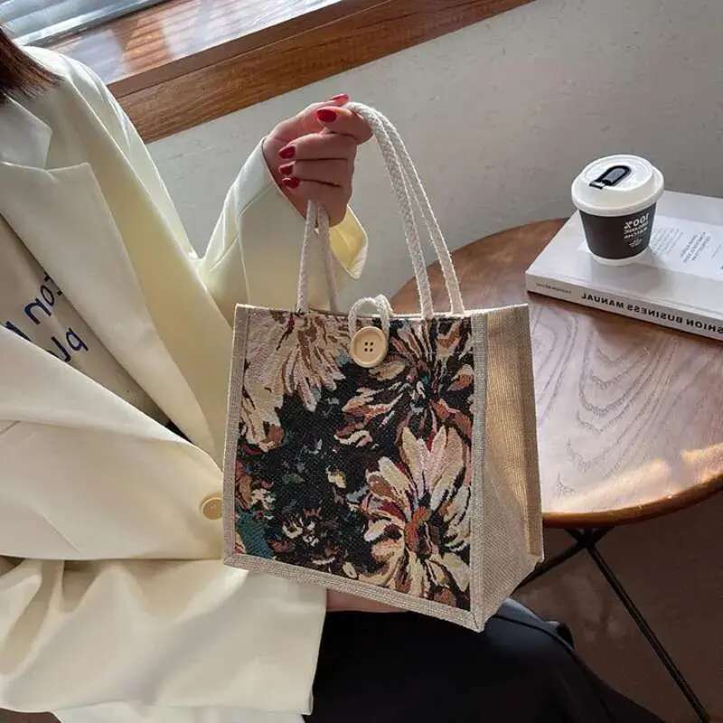 Portable Hand En Bag Women Ins Style Students Handbags Fashion Ladies Top Handle Bags Designer Bolsa bags le s