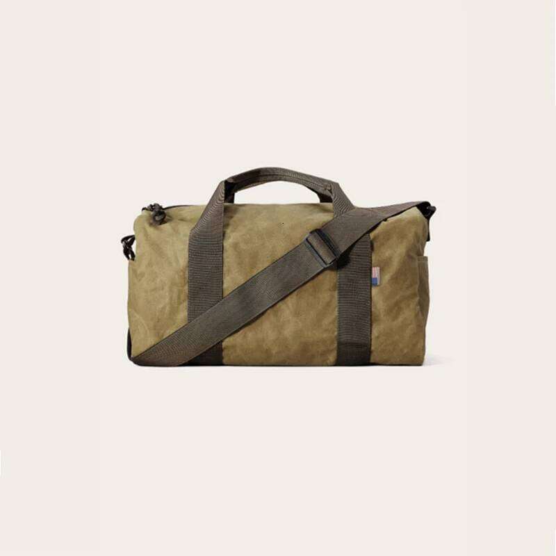 Tailor Branod American Retro Waxed Canvas 70110 Travel Bag Size 46*24*28cm Outdoor Waterproof Large Capacity Handbag