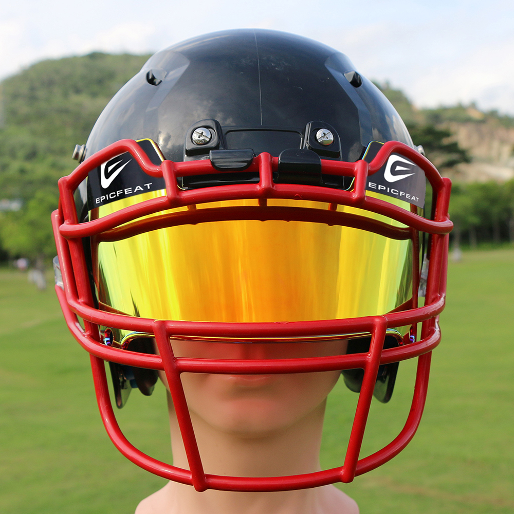 Versatile REVO Football Visor Sports Protection Face Guard Compatible with Multiple Sizes of Footwear Gear