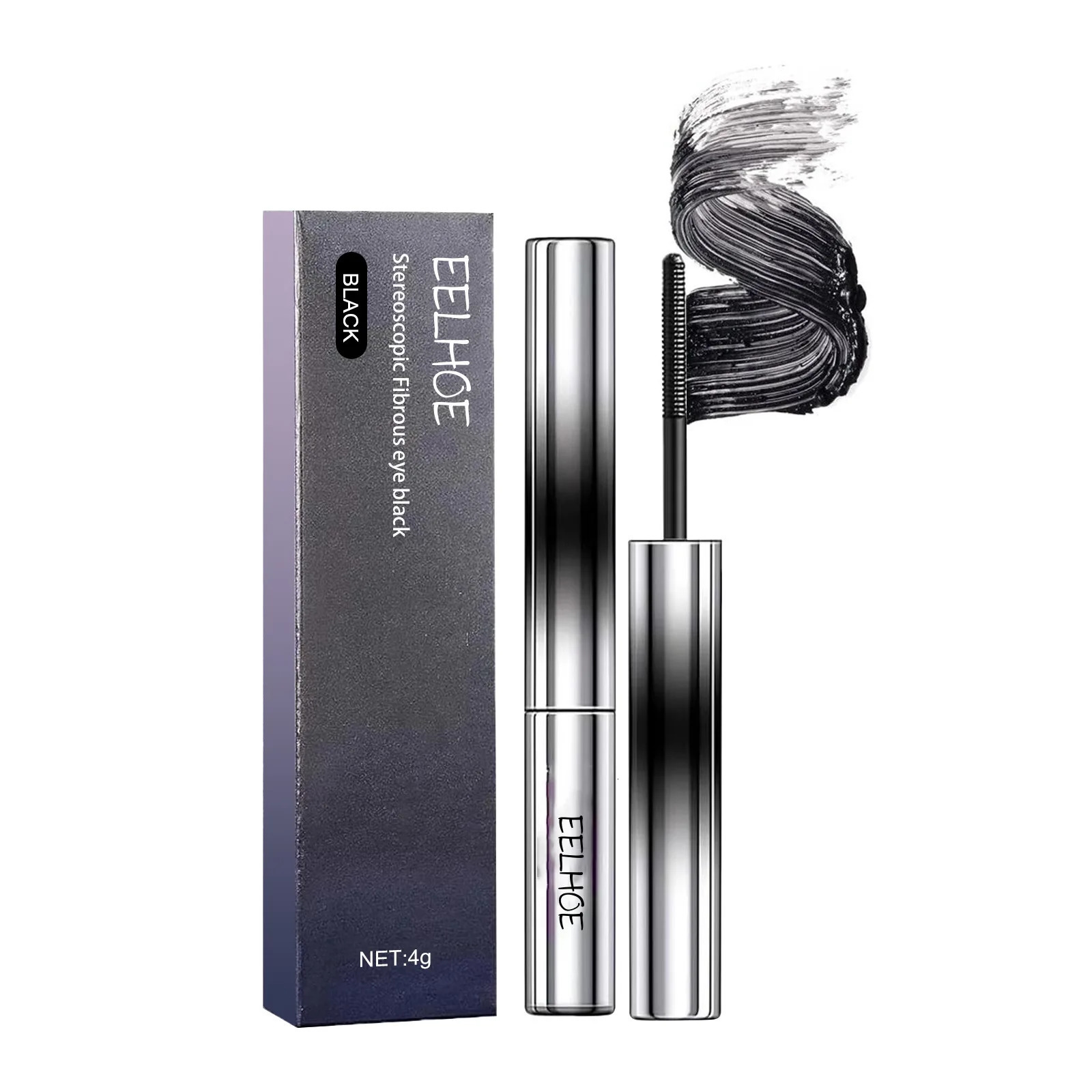 Curling Mascara Lengthening Lasting Styling Eyelash Extension Natural Volume Thickening Lashes Silk Fiber Waterproof Makeup 4g 250523