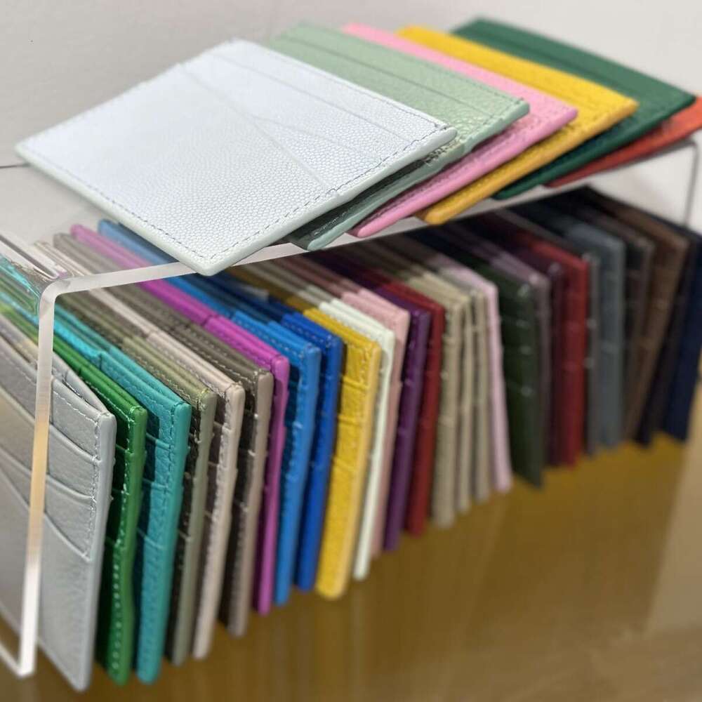 Korean Style New Women's Genuine Leather Coin Purse ID Solid Color Simple Card Holder Multifunctional Niche High-end Wallet