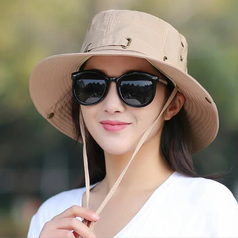 Large Brim Fisherman Hat Reversible Hawaii Korean Spring Summer Hat For Men Women Streetwear Panama Hat Bob Hiphop Buckets Cap 250523