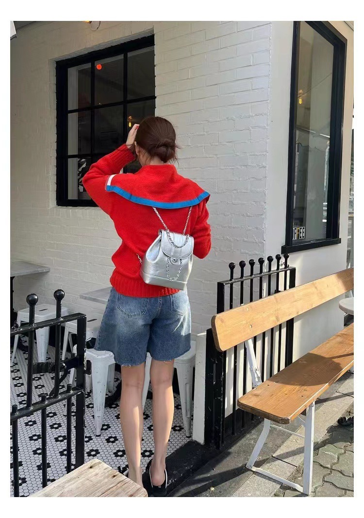 Top brand high-quality new free designer bag, oil wax leather shoulder bag, new free designer bag
