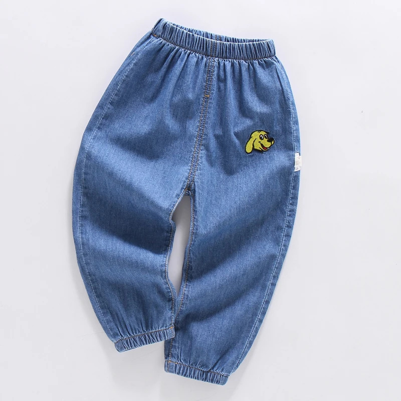 Childrens Jeans Cotton Comfortable Baby Minimalist Style Boys and Girls Clothing 250528
