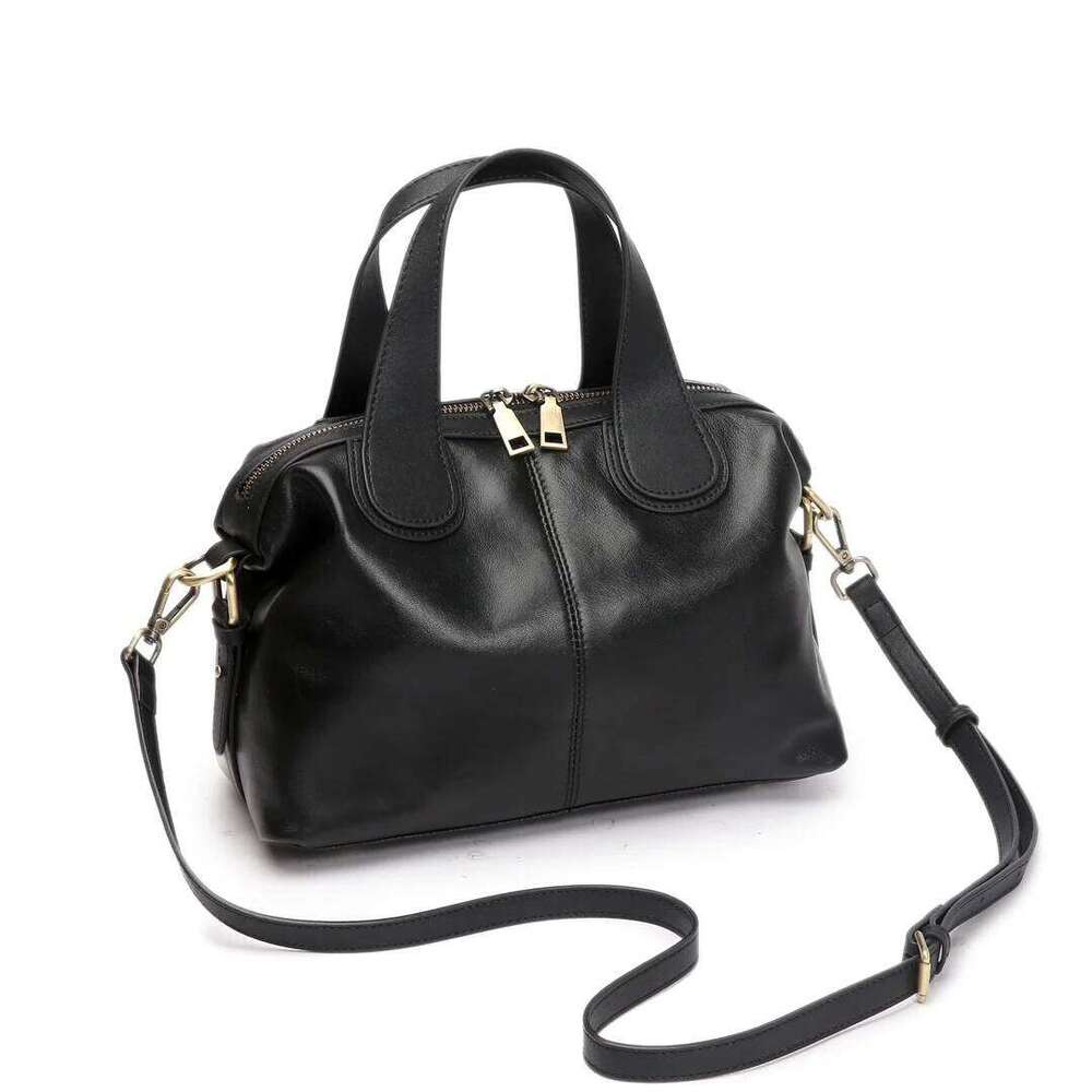 Genuine Leather tote bag designer large shoulder crossbody femal hand bags for women black brown coffe