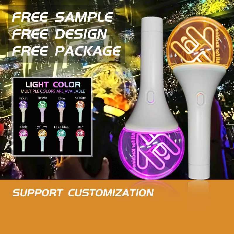 Custom Remote Control Atmosphere Light Glow Handball Stick For Idols Events Concerts W250528