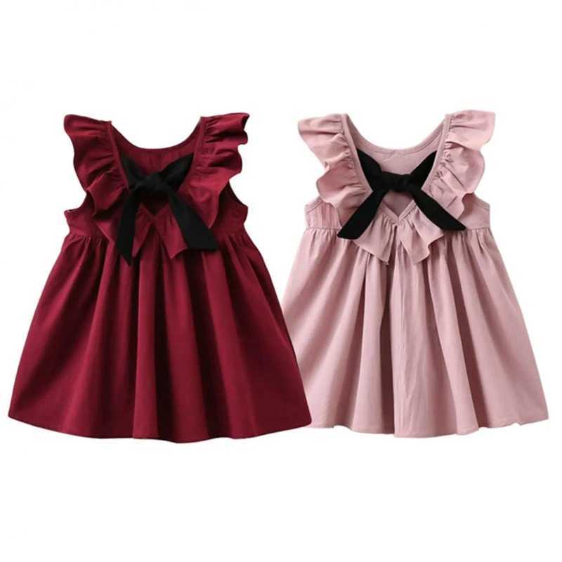 Girl Loose Pink Princess Dress Elegant Mini Children Sleeveless Birthday Dresses Casual All-match Girls Dress X250528