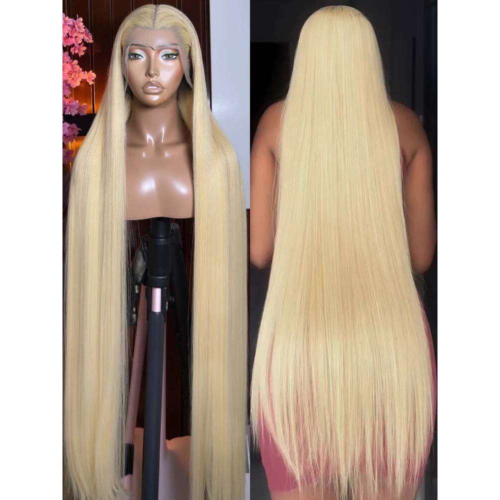 Melodie 250% 613 HD 30 42 Inches 13x6 Honey Blonde Bone Straight Front Human Hair Wigs 13x4 Lace Frontal Brazilian Remy Wig