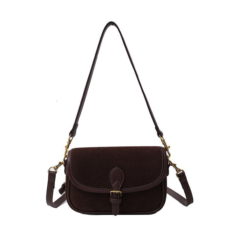 2025 New Women's Bag, New Underarm Women's Fashion Multi functional Niche Shoulder Bag Work Commuter Crossbody Bag Solid Color Retro Style D