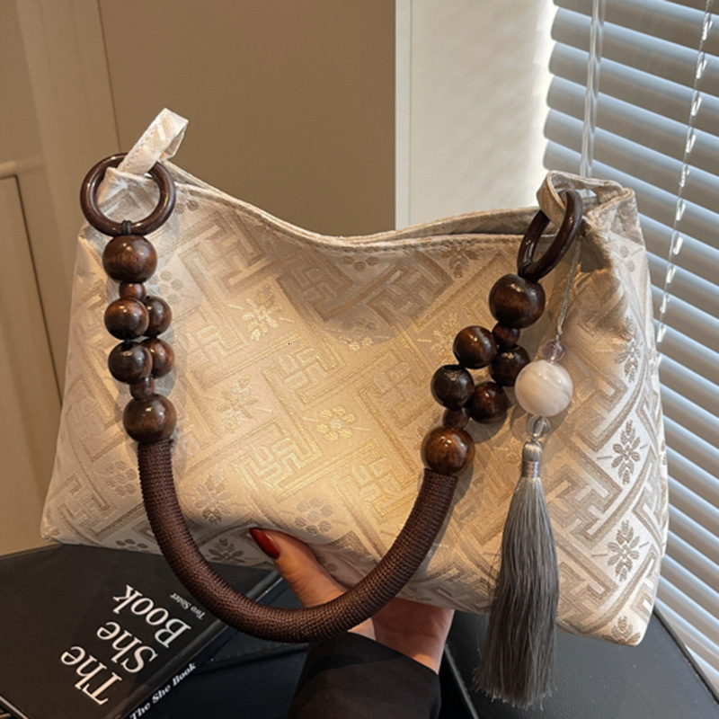 Women's Handbag Free Shipping Designer Bag Fashionable Chinese Style Armpit Bag 2025 New Summer Simple Cloth Bag Shoulder Bag For Going Out To Wo