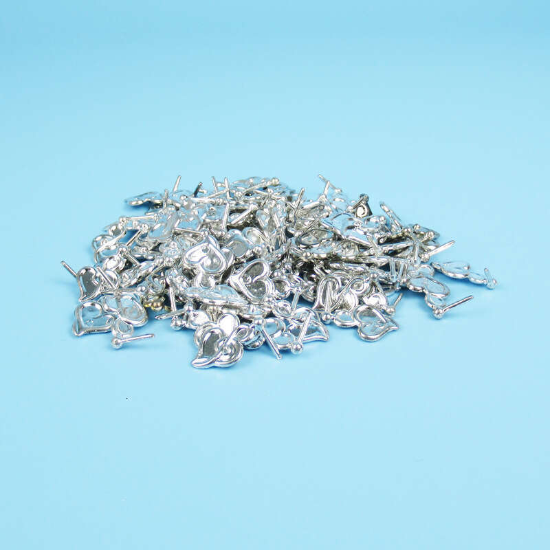 Silver Music Earrings Pendant Toy Doll Accessories Plastic Electroplated Jewelry 500g