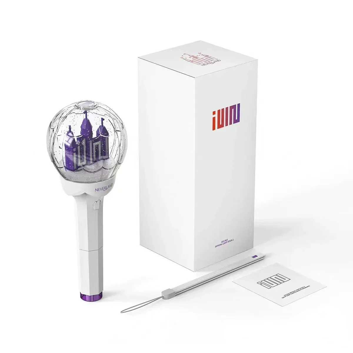 Kpop (G)I-DLE Ver.2 Lightstick Castle Hand Lamp Gidle Concert Card Hiphop Party Ver.1 Light Stick Flash Fluorescent Fans Gift W250528