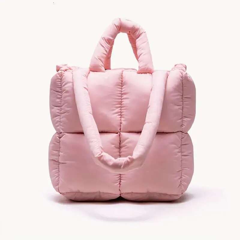 Spacious Quilted Puffer Shoulder Bag - Chic Women's Fashion Handbag