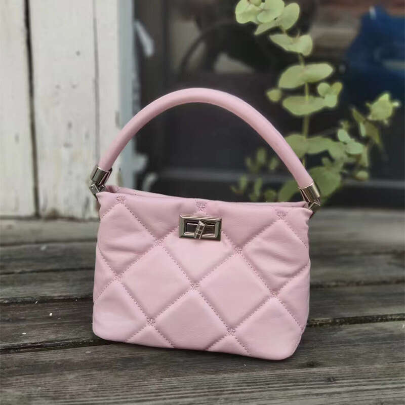 Niche Handbag New Simple Women's Top Layer Cowhide Square Bag Fashion Versatile Shoulder Crossbody