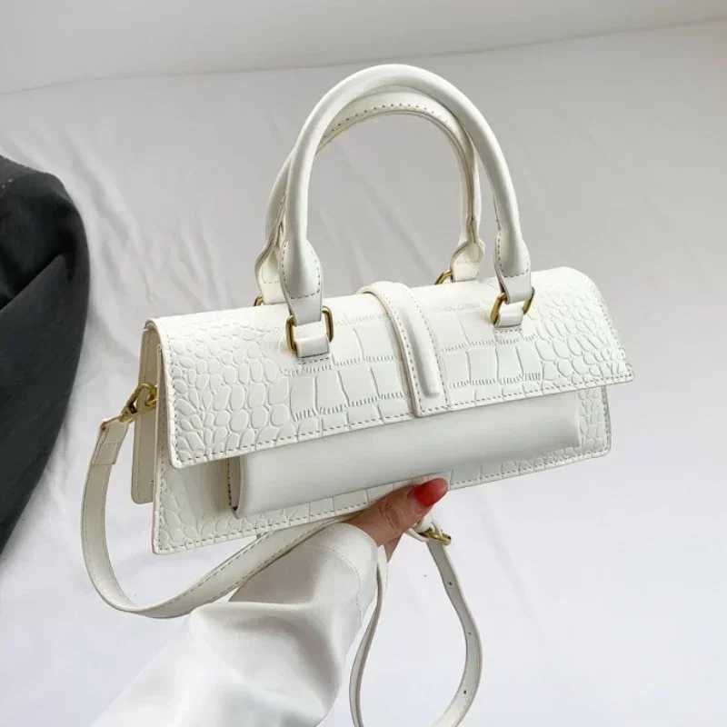 Fashion Ladies Shoulder Bag 2024 New Purses and Handbags High Quality PU Stone Pattern Crossbody Bag for Women Armpit Clutch Bag Y250528