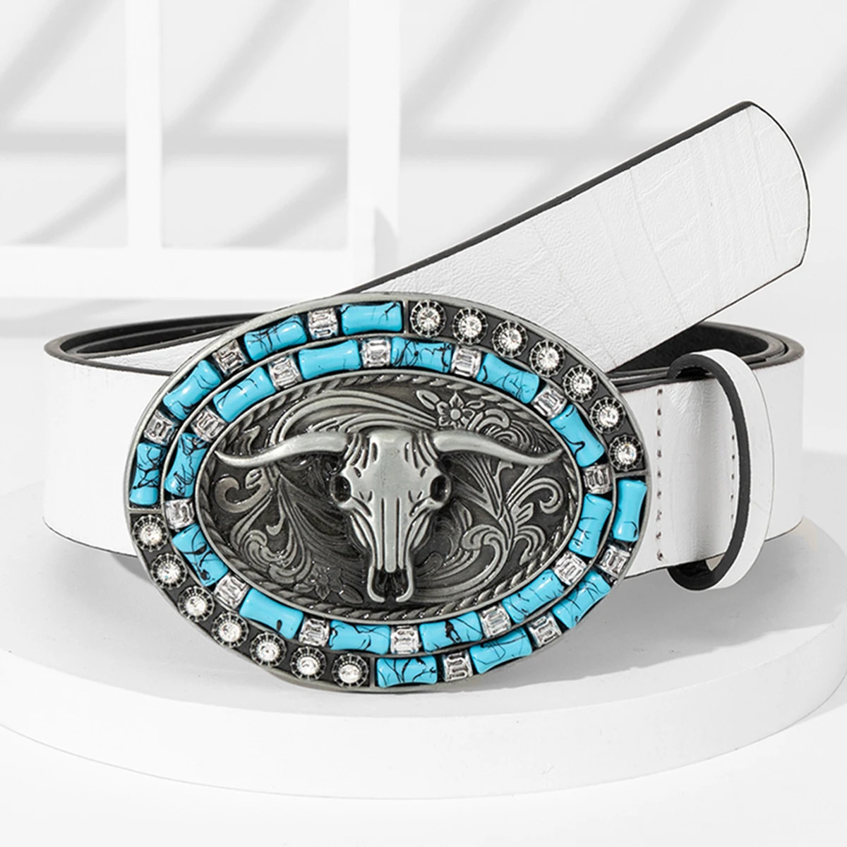 Cool Fashion Leather Belt Red Heart Love Hurts n Punk Rock Waistband Women Men Decorative belts Jeans Hip Hop Girdle 250520