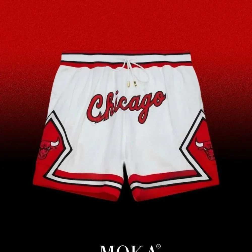 2025 Classic Retro 90S Summer Chicago 3D Printed Shorts Baskerball Shirt Fitness Sports Training Pleasure Breathable Shorts X250528