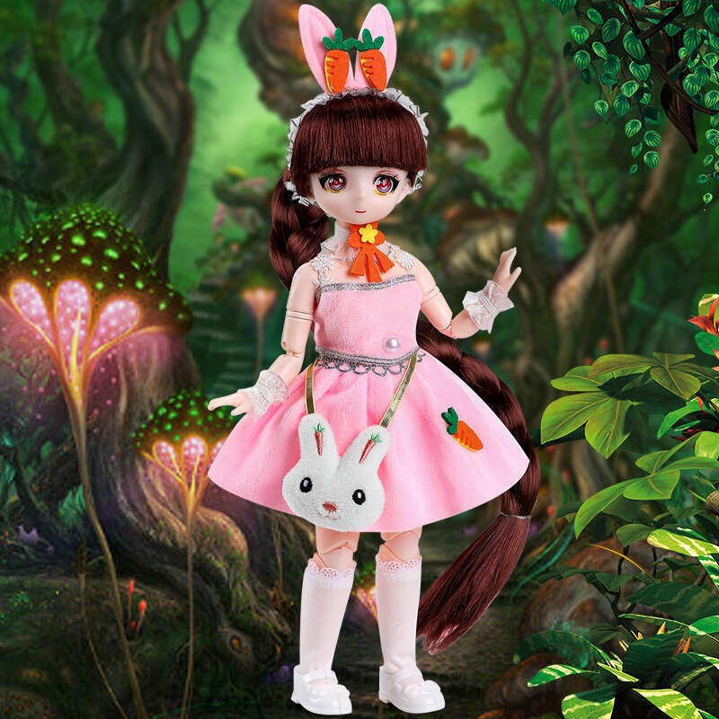 2024 New Little Dance Princess Tang San Girl Children's Toy Set Realistic Figurine Doll Handmade
