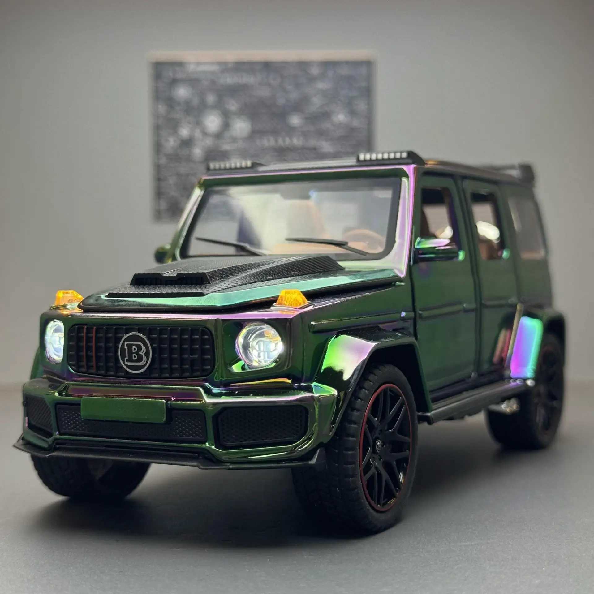 Simulation 1 32 Benz G800 Electroplated Version Alloy Car Diecast Metal Model Home Interior Decoration Kid Gift Birthday Present R250528