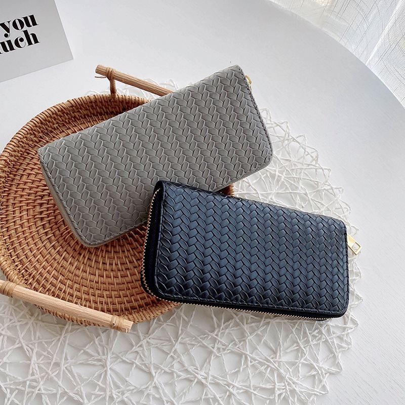 European fashion and American fashion leather woven wallet coin wallet new fashion women fashion s wallet designer fashion men s wallet