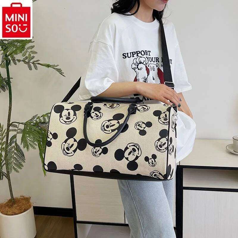 Large Capacity Lightweight Lage Handbag Women's High Quality Canvas Multi Functional Fiess Storage Bag