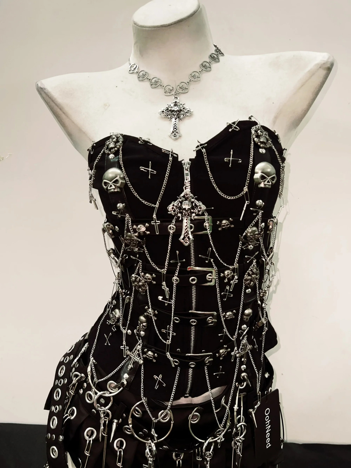 gothic tank tops y2k fashion y2k crop top Cross Tops e girl clothes vintage tops gothic clothes Skull top harajuku tops 250521