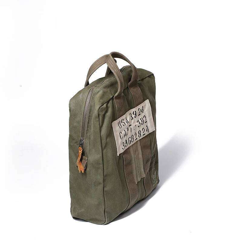 Tailor Brando Vintage Washed Encrypted Canvas Tote Size 35*35*13cm Water- Handbag Travel Bag