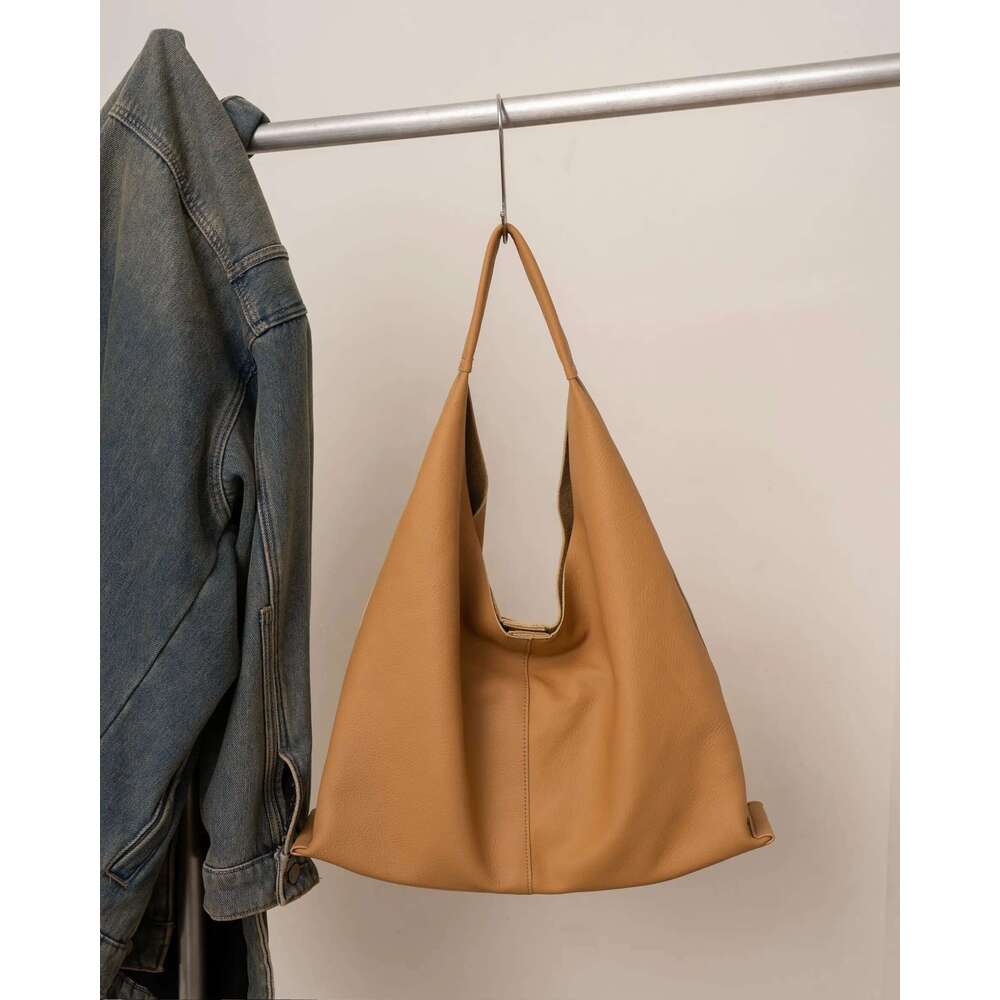 Genuine Large Capacity Shoulder Soft Leather Fashion Tote Bag