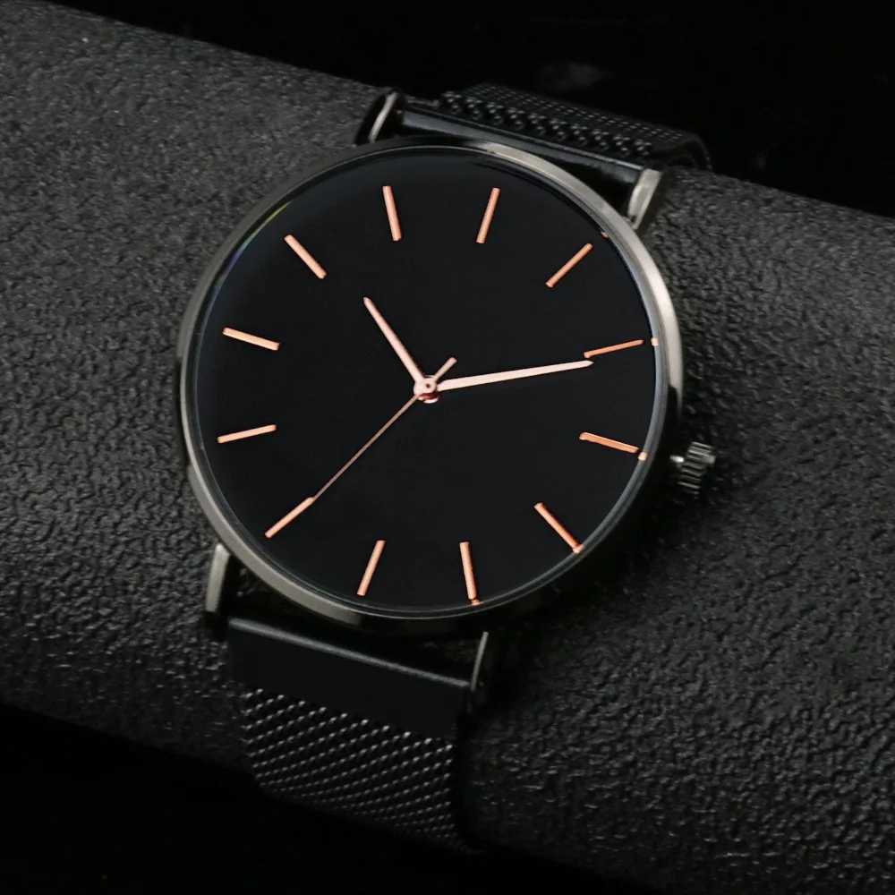 Top Brand Womens Watches Luxury Metal Mesh Simple Quartz Watches Fashion Elegant Rose Gold Ladies Wristwatch Clock Reloj Mujer XJ250527