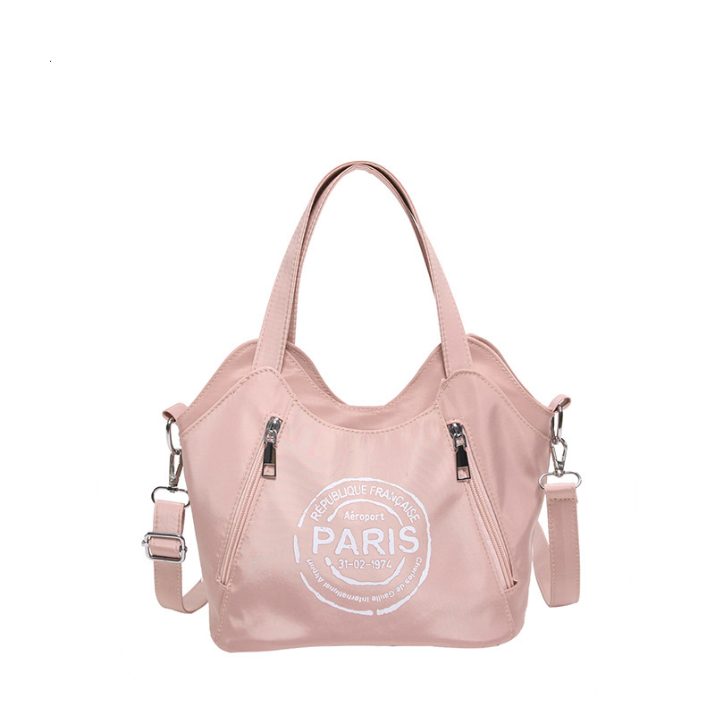 Luxury Brand Designer Bag Korean Style Casual Nylon Tote Bag Cross-Border New Fashion Letter Shoulder Tote Bag Large Capacity Crossbody Bag