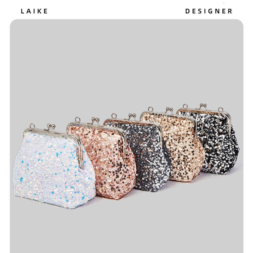 2024 New Women's Pearl Handbag Sequin Fashion Shoulder Shell Party Crossbody Evening Bag