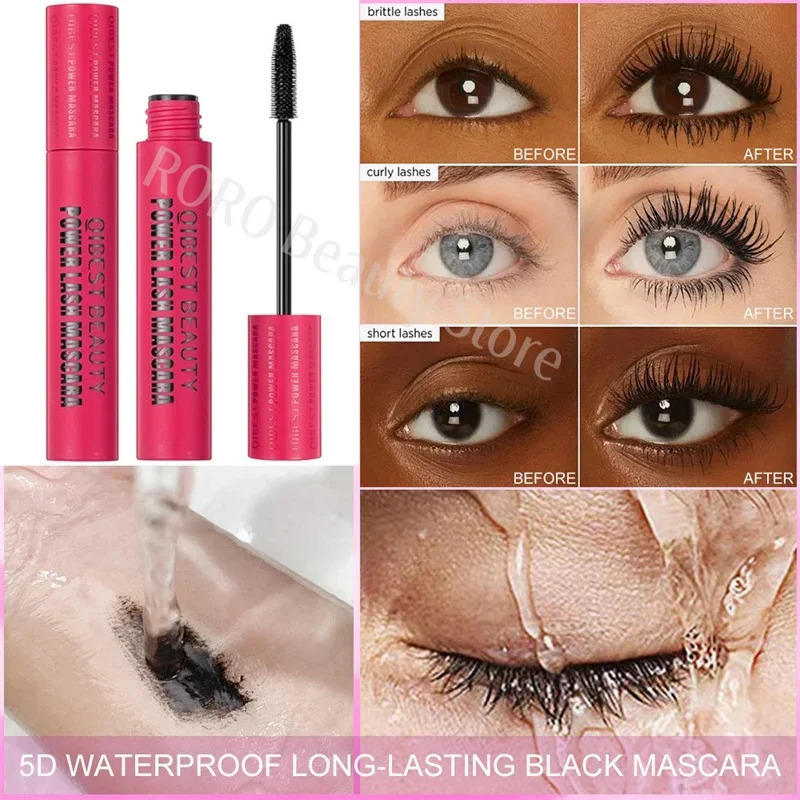 Eyelashes Lengthening Mascara Waterproof Long Lasting Silky Lash Black Eyelashes Extension Make Up Beauty Eye Korean Cosmetic 250523