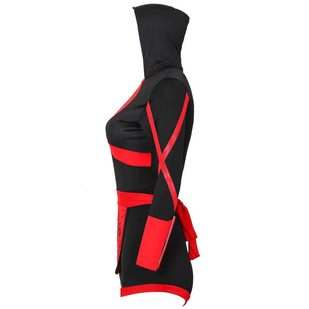 New Arrival Female Adult Halloween Costume Anime Dragon Samurai Ninja Cosplay Jumpsuit Uniform Sexy Suit