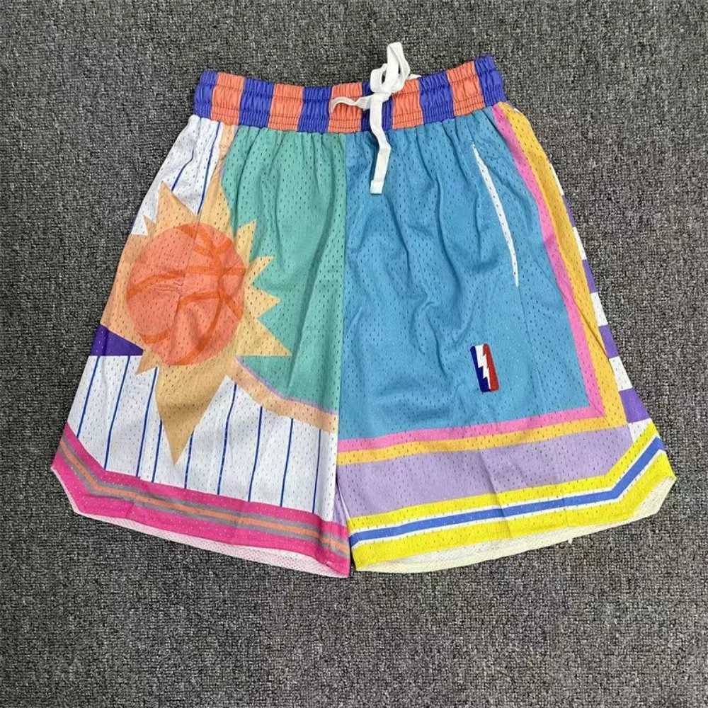 2425 New Hot Selling Adult Sports Shorts Fashionable Beach Breathable Loose Outdoor Ball Shorts Training Versatile Flower Shorts X250528