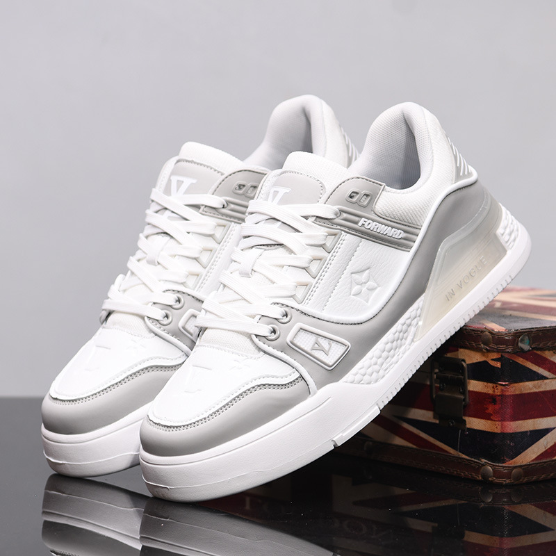 New Men Fashion Low Top Casual Sneakers Height Increasing Breathable board shoe All Season Wear