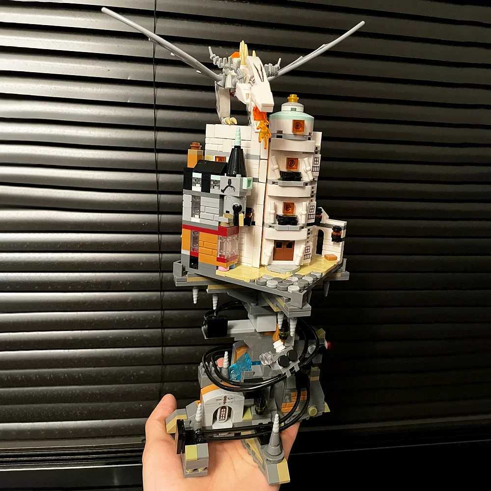 In stock Magic world Ghost Castle Architecture moc Building Block model street view Educational Toy Gift 1056pcs 71043 Free shipping