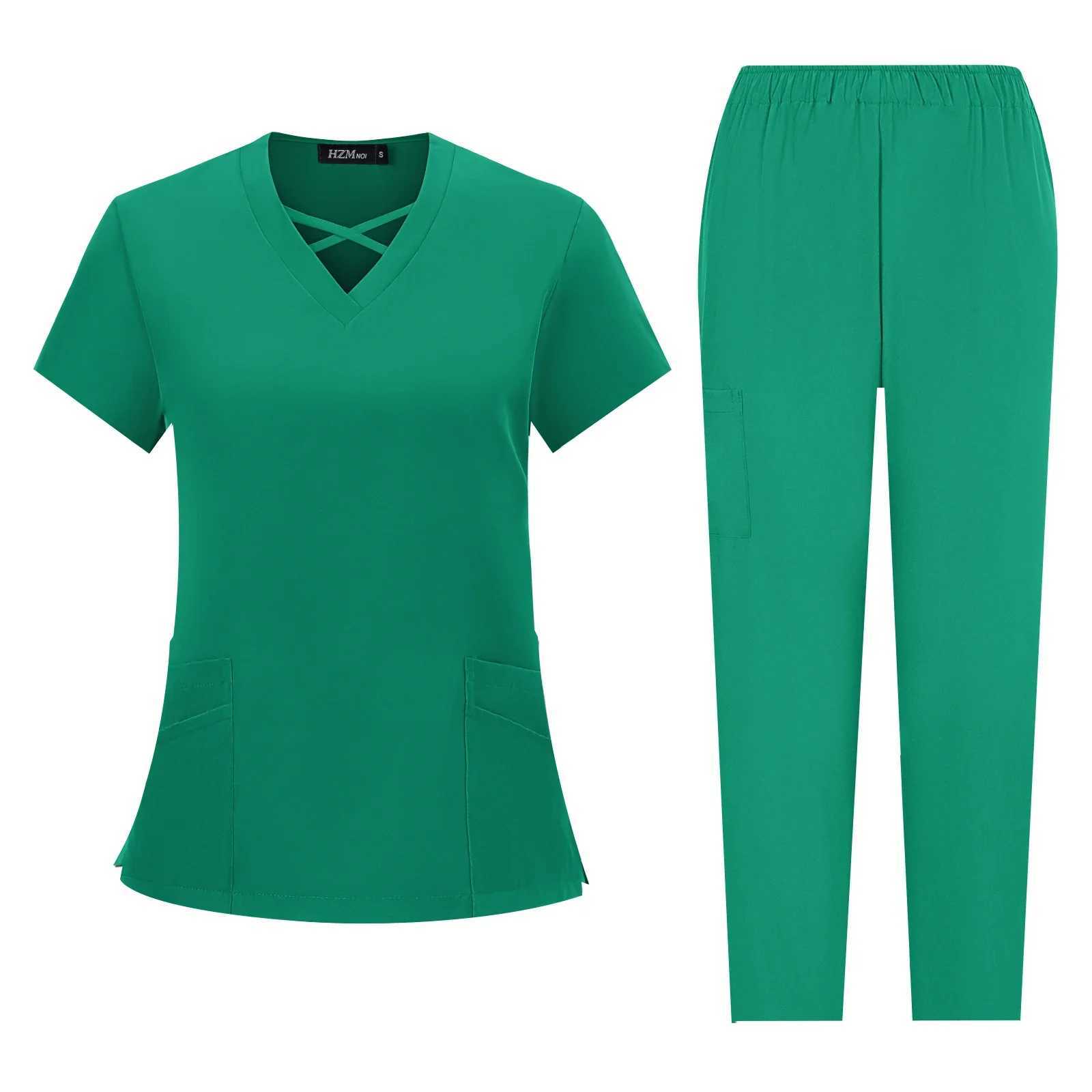 Hospital Scrubs Sets Nurse Accessories Medical Clothing for Women Work Uniforms Dental Clinic Beauty Sn Spa Workwear Overalls X250528