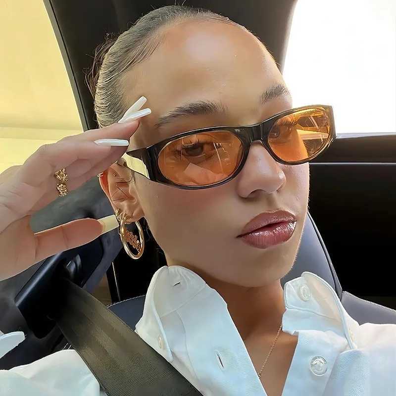 Retro Small Oval Frame Sunglasses Women Fashion Black Sun Glasses Fashion Men Shades Eyewear UV400 Oculos De Sol W250528