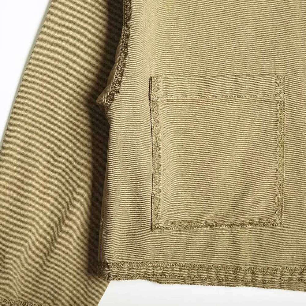 ZAR4 Summer New Women's Loose Casual Polo Collar Long Sleeve Versatile Fashion Shirt Coat