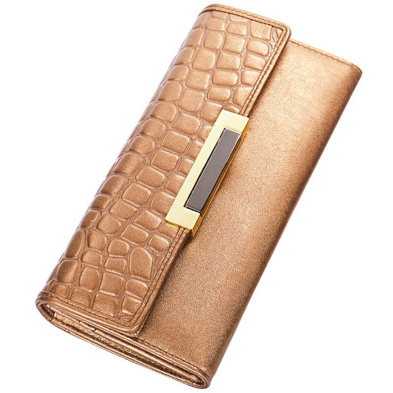 Free Shipping Designer Leather Wallet Women's Long Cowhide Long Handbag Fashionable Wallet High-quality Large Capacity Multi Slot Card Bag Mobile