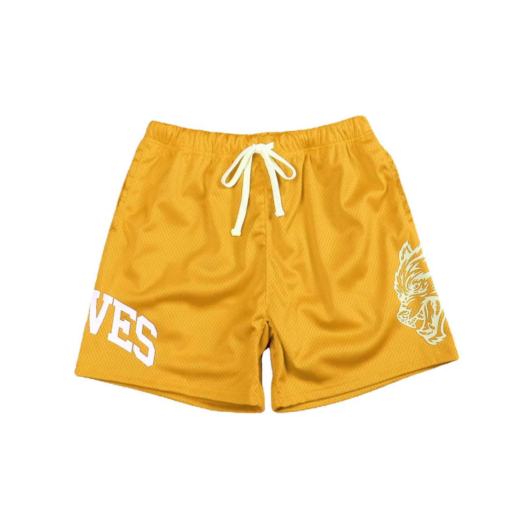 Men Fitness Bodybuilding Shorts Man Summer Gyms Workout Male Breathable Mesh Quick-drying Sportswear Jogger Beach Short Pants X250528