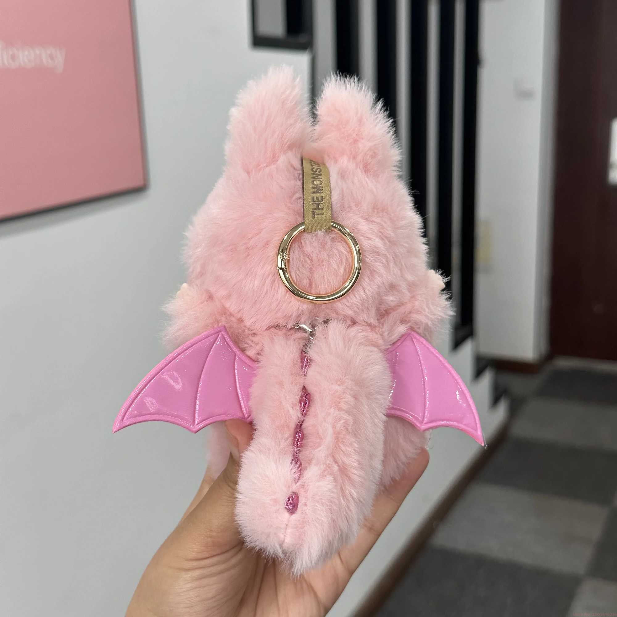 Hot S 17cm Monster Labubu Series Zimo Angel beat Vinyl Creative Doll Toy Cute Pendant Blind Box Kid Festival Gift X250528