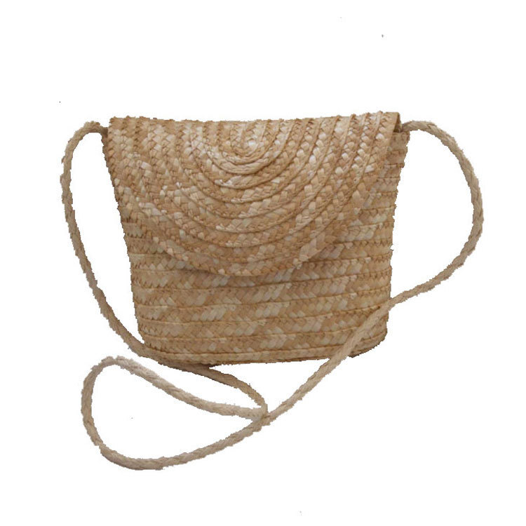 New Spring and Summer Women's Bag, Fashionable and Simple Straw Woven Beach Bag, Casual Trend Designer Straw Woven Bag, Outdoor Travel and Play B