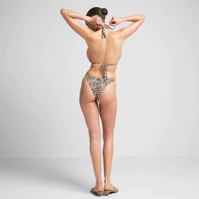 BIKINI Manufacturer Custom Best Sales Sexy Leopard Print Women Bikini Girls Swimwear Plus-Size Swimsuit