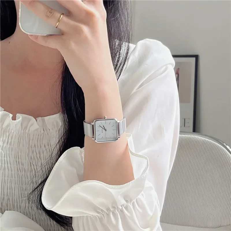 Luxury Women Square Watch Stainless Steel Adjustable Strap Fashion Gift Ladies Quartz Wristwatch Dropshipping Relojes Para Mujer XJ250527