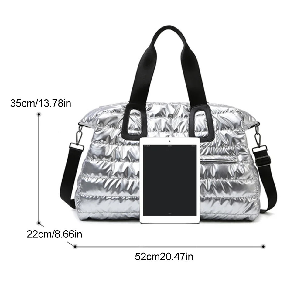 Wet Dry Separation Gym Fitness Bag Large Capacity Weekend Handbags Multifunctional Nylon Messenger Bag Waterproof for Gym Sports 250522